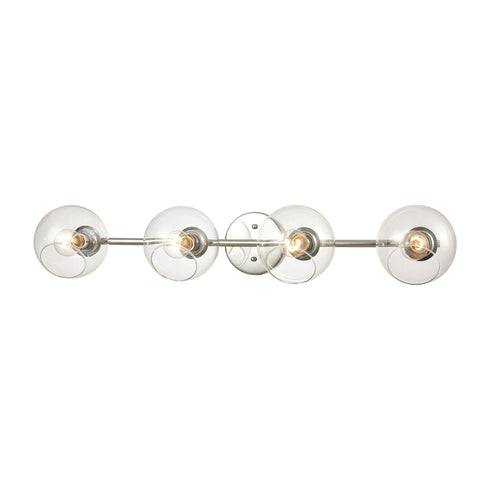 Elk Claro 4 Light Vanity Light In Polished Chrome Model: 18376/4